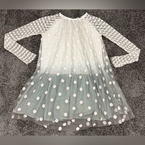 STELLA MCCARTNEY Polka Dot Tulle Ombre Dress size 14 Girls